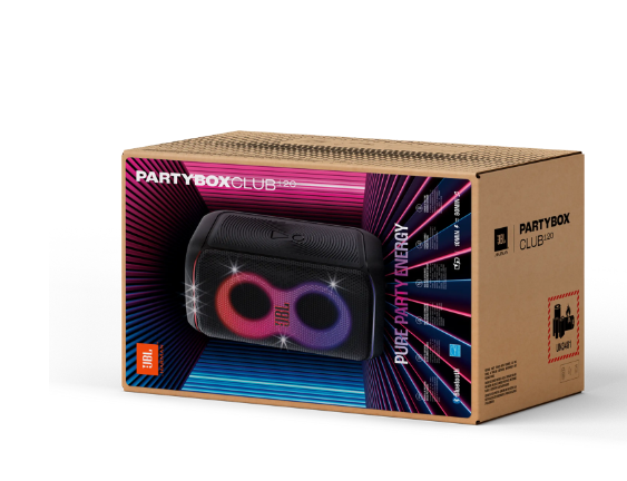 Altavoz de Gran Potencia JBL PartyBox Club 120 (Negro)