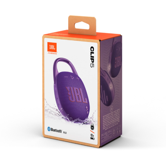 Altavoz Inalámbrico JBL Clip 5 (Morado)