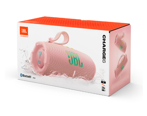 Altavoz Bluetooth JBL Charge 6 (Rosa)