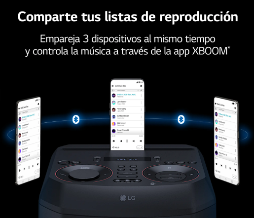 Altavoz Gran Potencia LG XBOOM RNC5 (Negro)