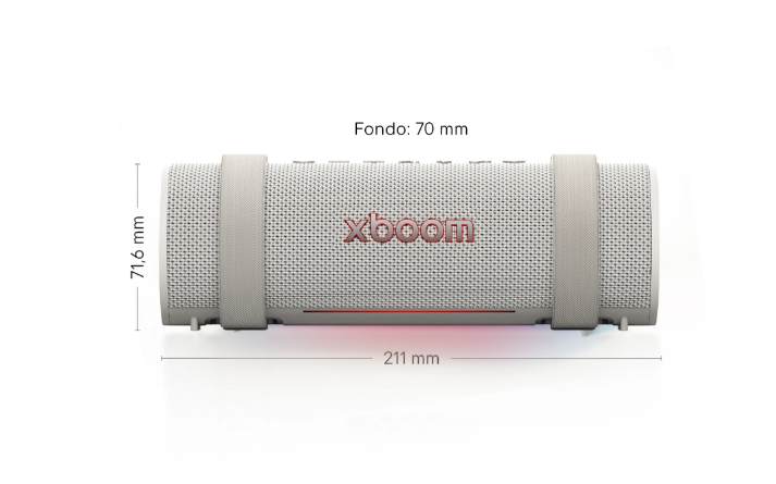 Altavoz Inalámbrico LG XBOOM Grab (Gris)