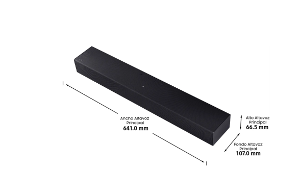 Samsung HW-B400F/ZF Barra de Sonido 2.0 40W