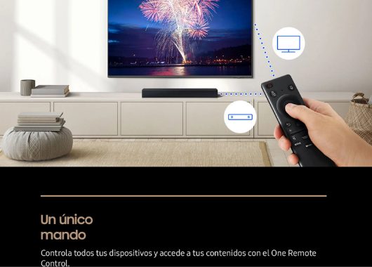 Samsung HW-B400F/ZF Barra de Sonido 2.0 40W