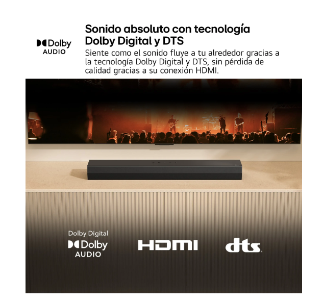 LG S20A Barra de Sonido 50W