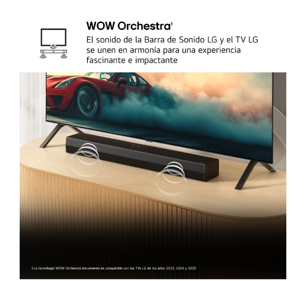 LG S20A Barra de Sonido 50W