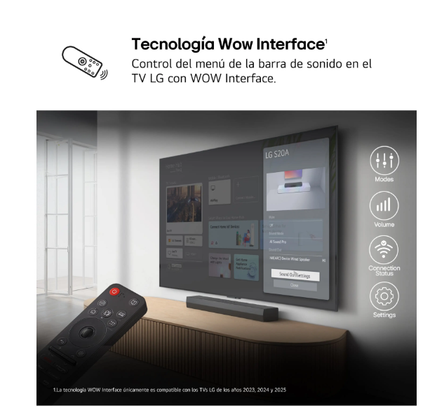 LG S20A Barra de Sonido 50W