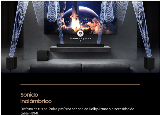 Samsung HW-QS700F/ZF Barra de Sonido 3.1.2 345W