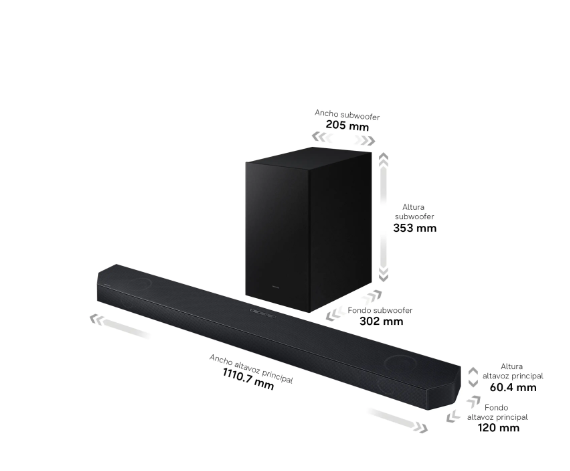 Samsung HW-Q600H/XC Barra de Sonido 320W