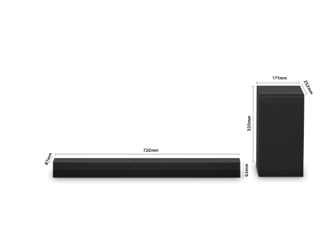 Barra de Sonido LG S40T