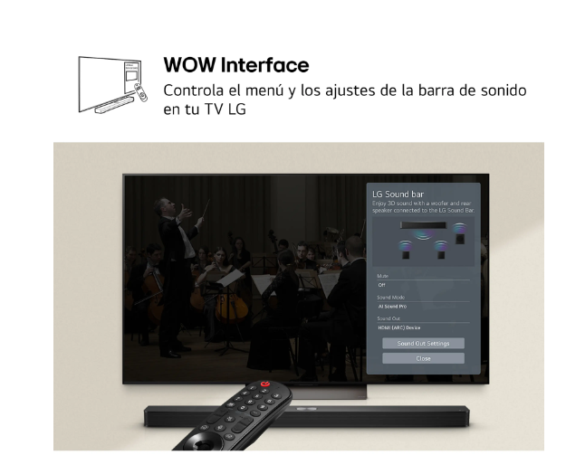 Barra de Sonido LG S40T
