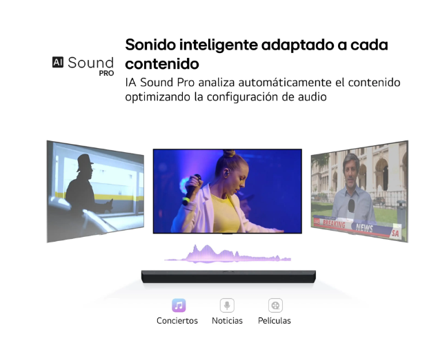 Barra de Sonido LG S40T
