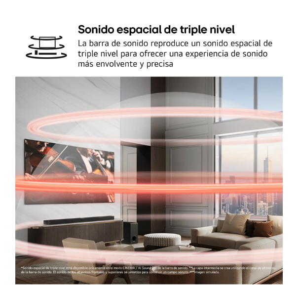 Barra de Sonido LG S80TY