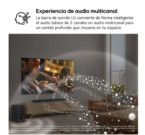 Barra de Sonido LG S80TY