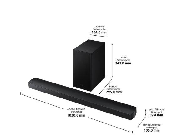 Barra de Sonido SAMSUNG HW-B750F
