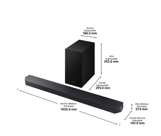 Barra de Sonido Samsung HW-Q600F/ZF