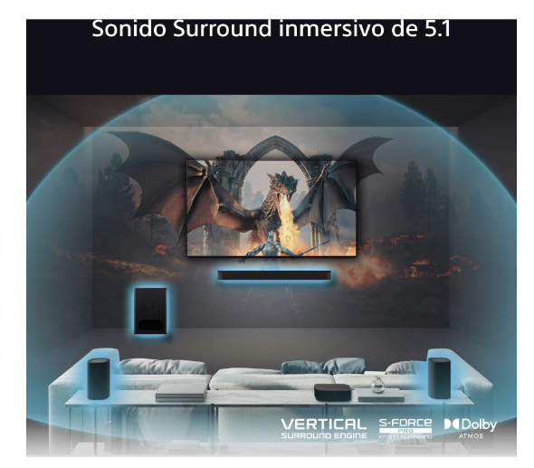 Barra de Sonido Sony BRAVIA Theatre System 6 (HTS60)