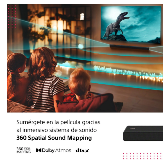Barra de Sonido Sony HT-A3000, 3.1 Canales