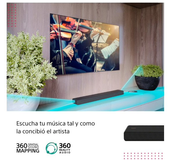 Barra de Sonido Sony HT-A3000, 3.1 Canales
