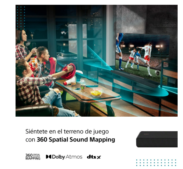 Barra de Sonido Sony HT-A3000, 3.1 Canales