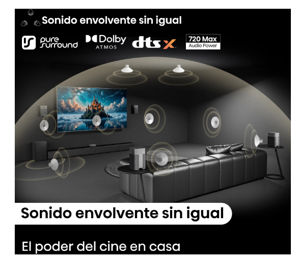 Barra de Sonido Hisense HT Saturn