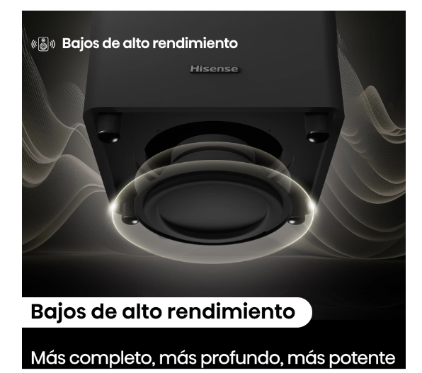 Barra de Sonido Hisense HT Saturn