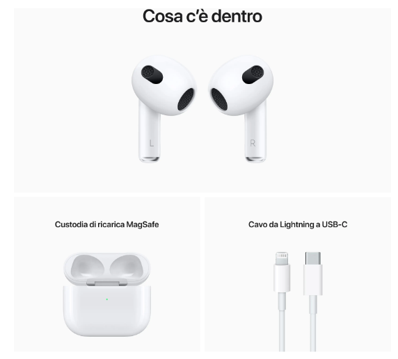 Apple AirPods 3ª Generación (MME73TY/A)