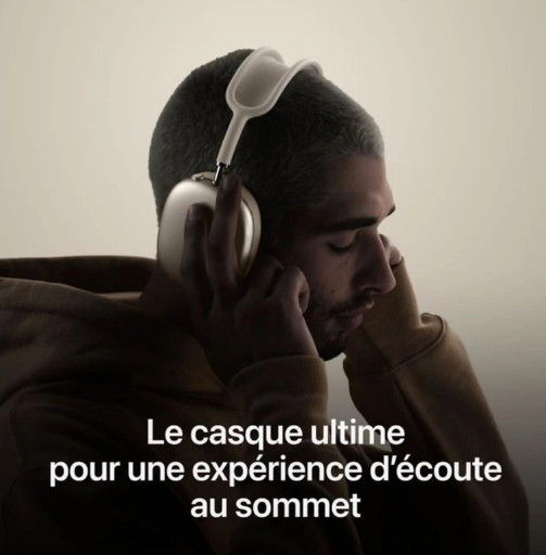 Apple AirPods Max (USB‑C) – Starlight 